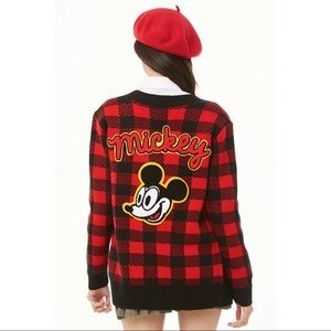 Disney Mickey Mouse Forever 21 Cardigan Sweater